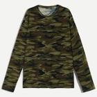 Romwe Guys Camo Print T-shirt