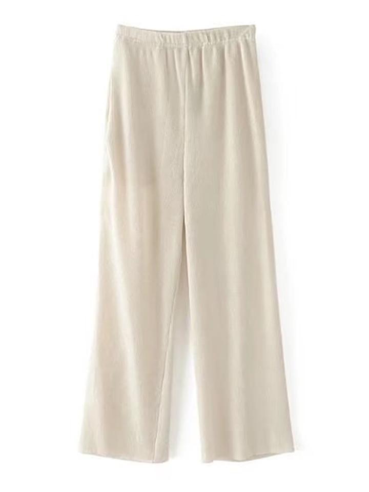 Romwe Wide Leg Ankle Pants