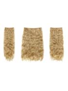 Romwe Golden Blonde Clip In Curly Hair Extension 3pcs