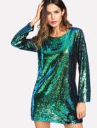 Romwe Tunic Sequin Dress