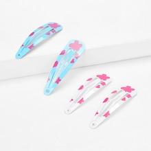 Romwe Butterfly Pattern Hair Clip Set 2pairs