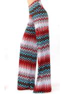 Romwe High Waist Striped Straight Pant