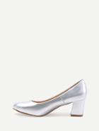 Romwe Silver Patent Leather Heels