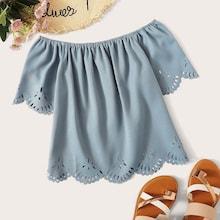 Romwe Off The Shoulder Blouse