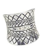 Romwe Aulic Style Antique Sliver Plated Big Fashion Rings