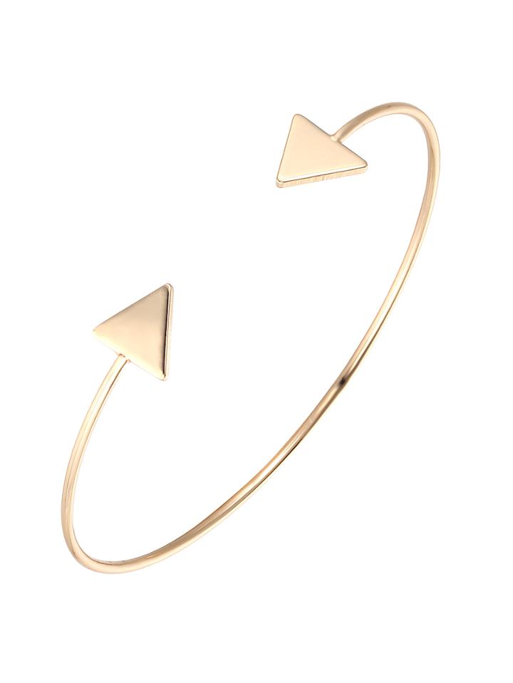 Romwe Arrow Shaped Cuff Bracelet