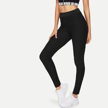 Romwe Solid Skinny Leggings