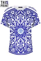 Romwe This Is Print Ceramic Print T-shirt