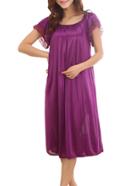 Romwe Lace Trim Night Dress