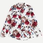Romwe Guys Floral Print Single Breasted Shirt