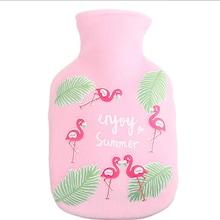 Romwe Flamingo Print Hot Water Bag