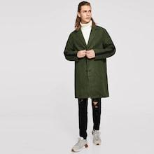 Romwe Guys Single Breasted Notch Neck Coat