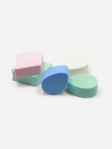 Romwe Multi Shaped Makeup Puff 5pcs