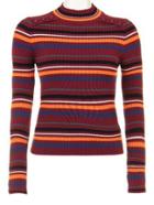 Romwe Wine Red Turtleneck Pullover Sweater