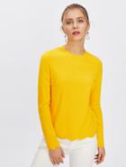 Romwe Scallop Trim Fitted Tee