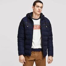 Romwe Men On Both Sides Wear Puffer Coat