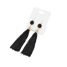 Romwe Tassel Drop Earrings 1pair