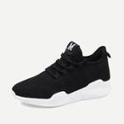 Romwe Lace Up Front Knit Sneakers