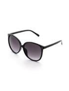 Romwe Lightweight Frame Oversized Sunglasses