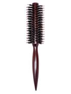 Romwe Brown Wooden Handle Curly Hair Comb