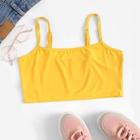 Romwe Solid Cami Top