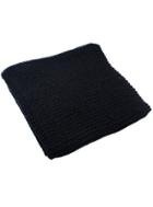 Romwe Solid Casual Scarf-black