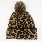 Romwe Leopard Pattern Beanie Hat