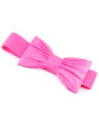 Romwe Rose Red Elastic Bow Belt