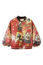 Romwe Ancient Persons Print Loose Coat