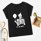 Romwe Human Skeleton Print Tee