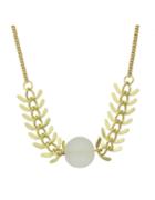 Romwe Gold Plated Chain Necklace
