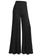 Romwe High Waist Wide Leg Pant