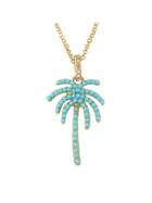 Romwe Beads Coconut Tree Pendant Maxi Necklace Collier Femme