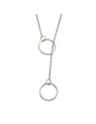 Romwe Silver Plated Adjustable Chain Necklace
