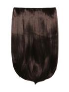 Romwe Black Cherry Clip In Straight Hair Extension