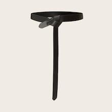 Romwe Solid Self Tie Belt