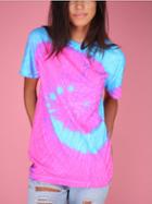 Romwe Color-block Round Neck Loose T-shirt
