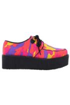 Romwe Tie-dyed Platform Shoes