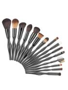 Romwe Curved Design Cosmetic Brush Set