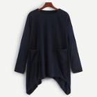 Romwe Dual Pocket Asymmetrical Jumper
