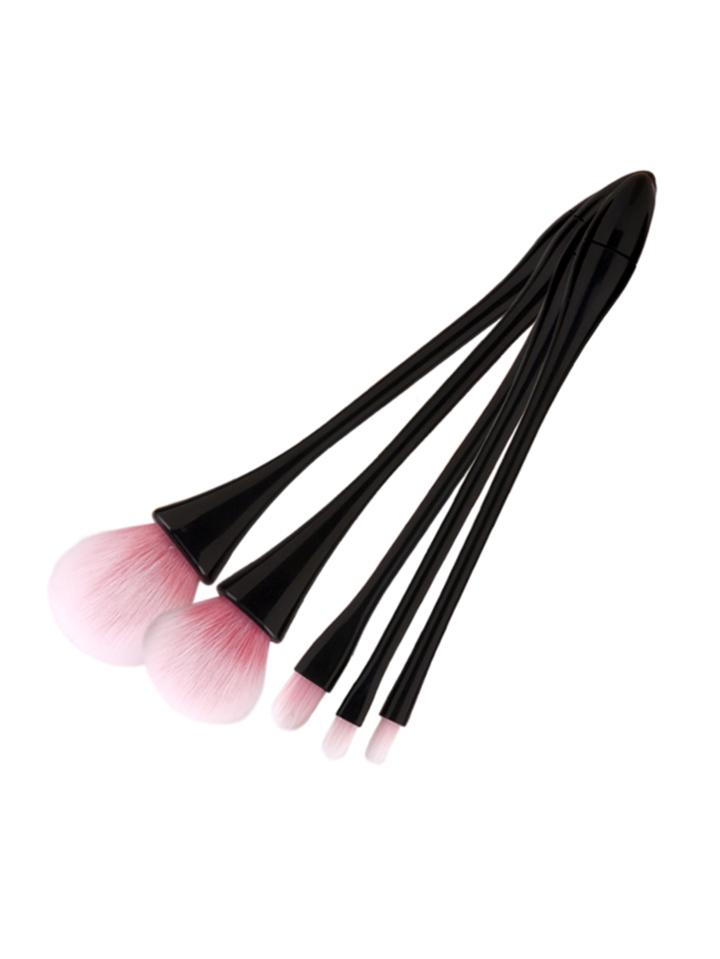Romwe Two Tone Soft Makeup Brush 5pcs