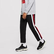 Romwe Guys Cut-and-sew Tapered Jogger Pants