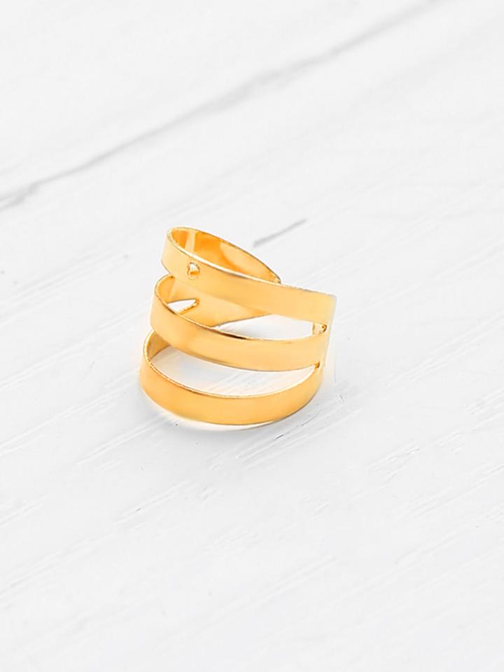 Romwe Geometric Ear Cuff 1pcs