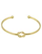 Romwe Gold Plated Adjustable Cuff Bracelet