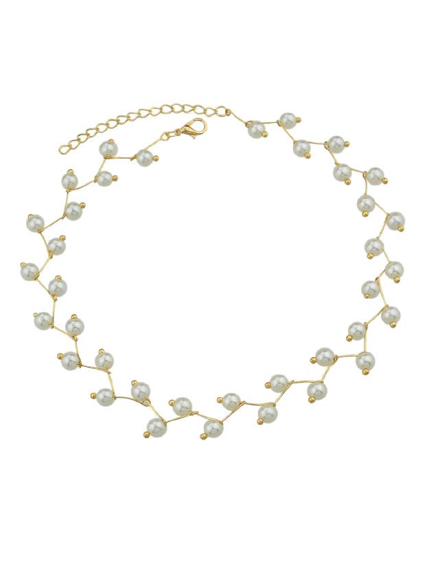 Romwe Luxury Pearl Necklace