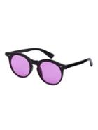Romwe Purple Lenses Round Sunglasses