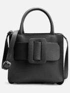 Romwe Buckle Design Shoulder Bag With Adjustable Strap