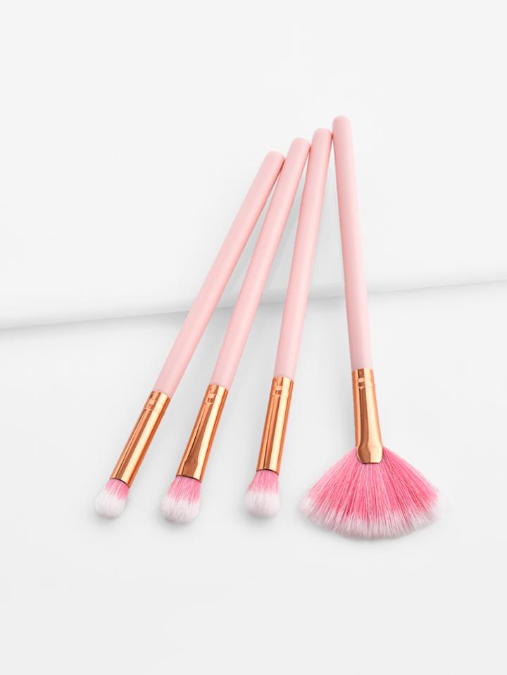 Romwe Fan Shaped Eye Brush Set 4pcs