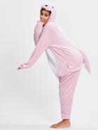 Romwe Dinosaur Pyjama Jumpsuit