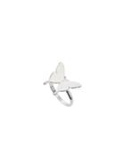 Romwe Silver Aesthetic Butterfly Minimalist Ring